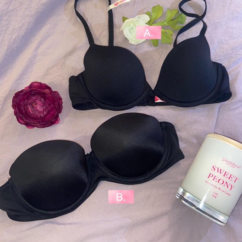 ✨34A✨ PINK by Victoria’s Secret Black Bras